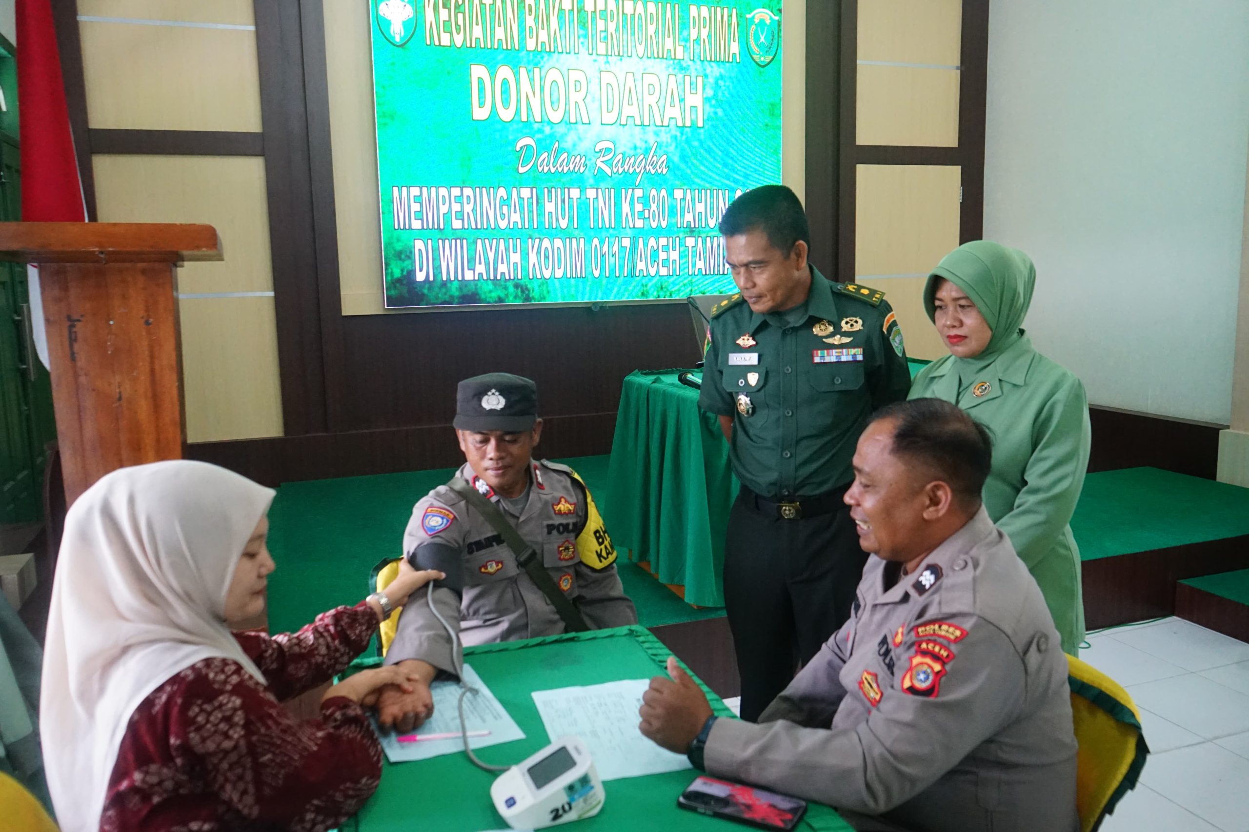 Bakti Teritorial Prima Donor Darah Dan Pengobatan Gratis Dalam Rangka ...