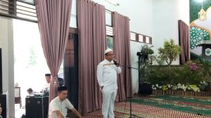 Foto: Region Head PTPN IV Regional VI, Yudhi Cahyadi saat menyampaikan pidato